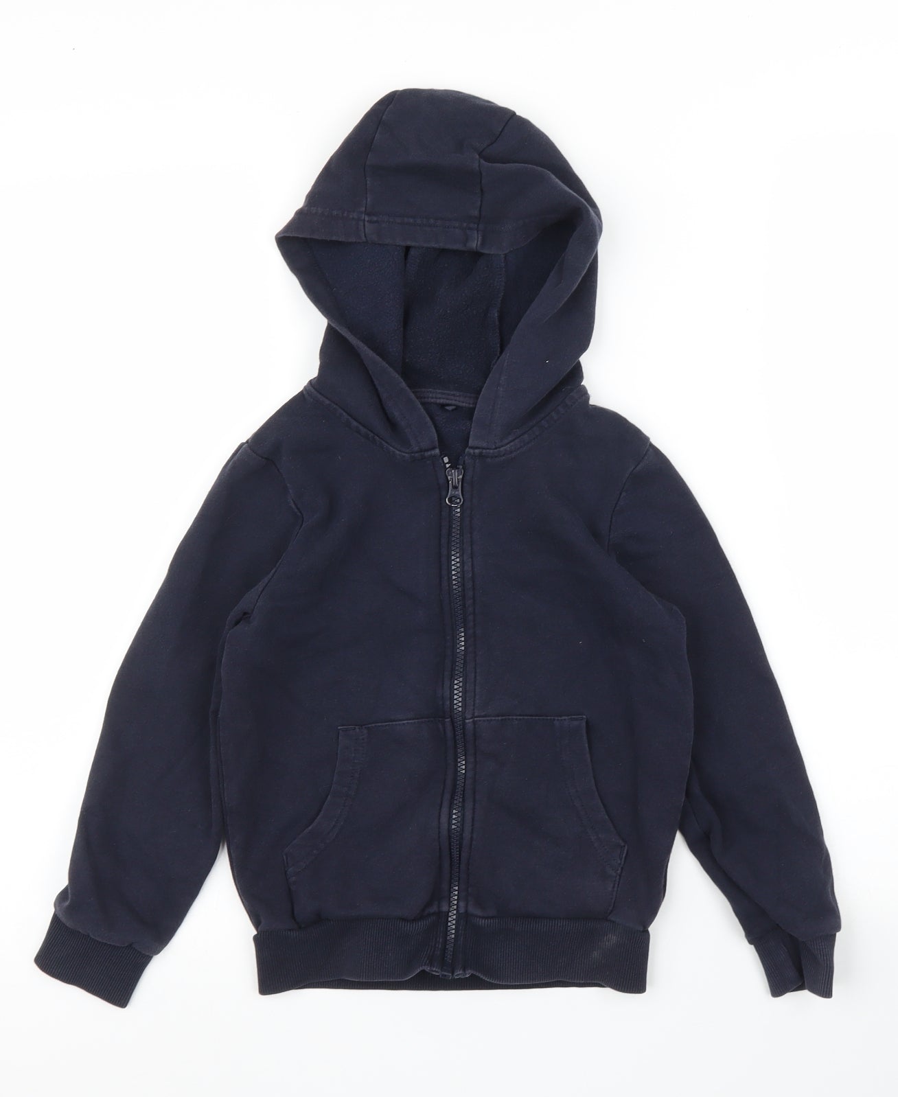 George Boys Blue   Full Zip Hoodie Size 6 Years