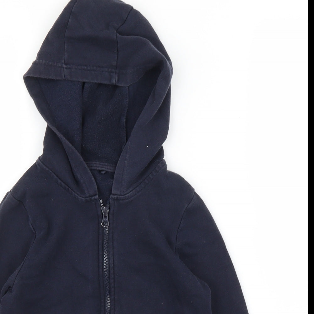 George Boys Blue   Full Zip Hoodie Size 6 Years