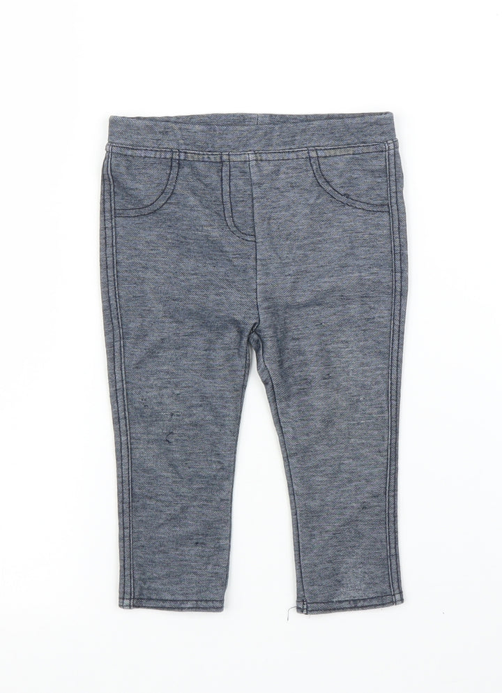 Matalan Boys Blue   Capri Leggings Size 9 Months