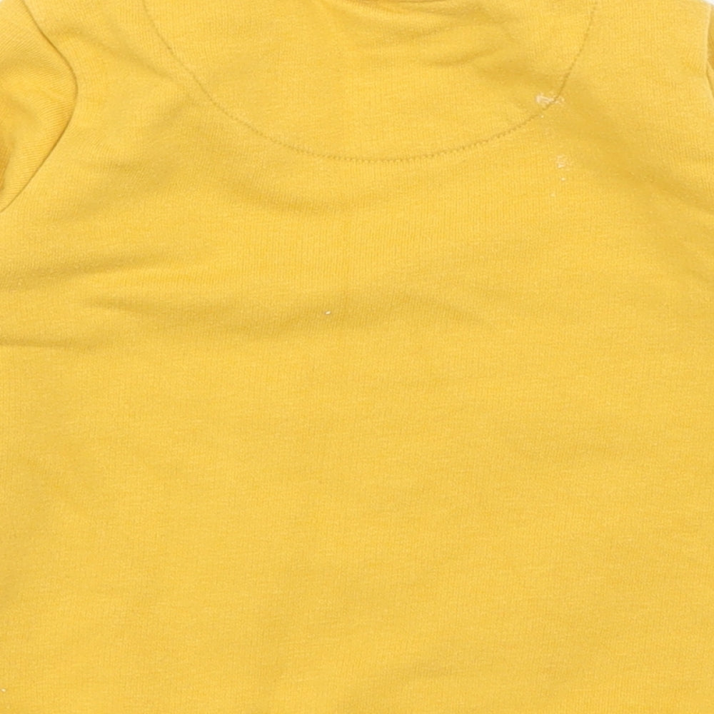 F&F Boys Yellow   Pullover Jumper Size 2 Years
