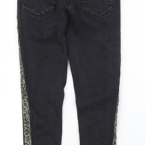Matalan Girls Black  Denim Skinny Jeans Size 9 Years
