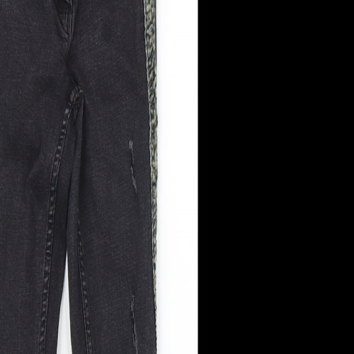 Matalan Girls Black  Denim Skinny Jeans Size 9 Years
