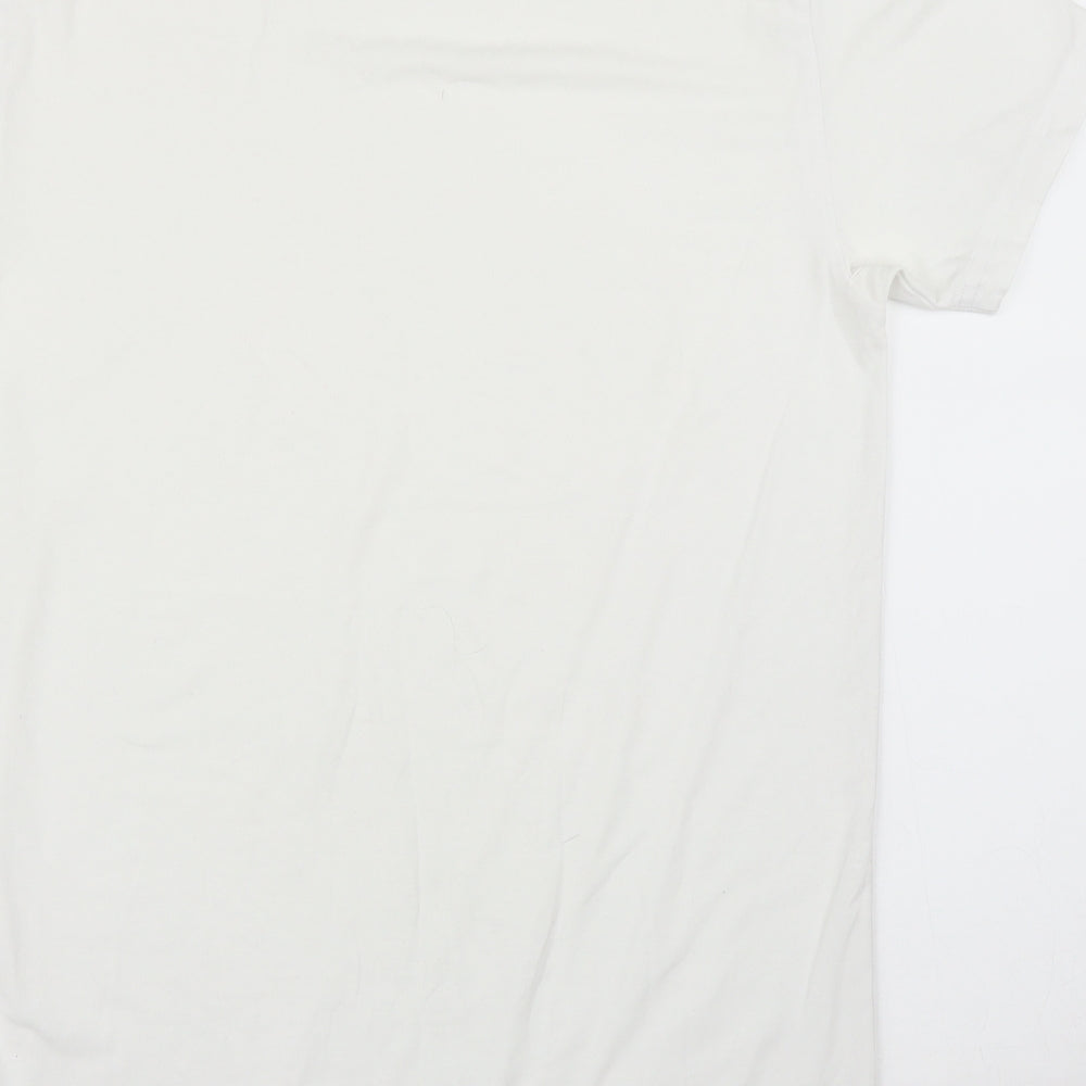 Primark Mens White    T-Shirt Size S