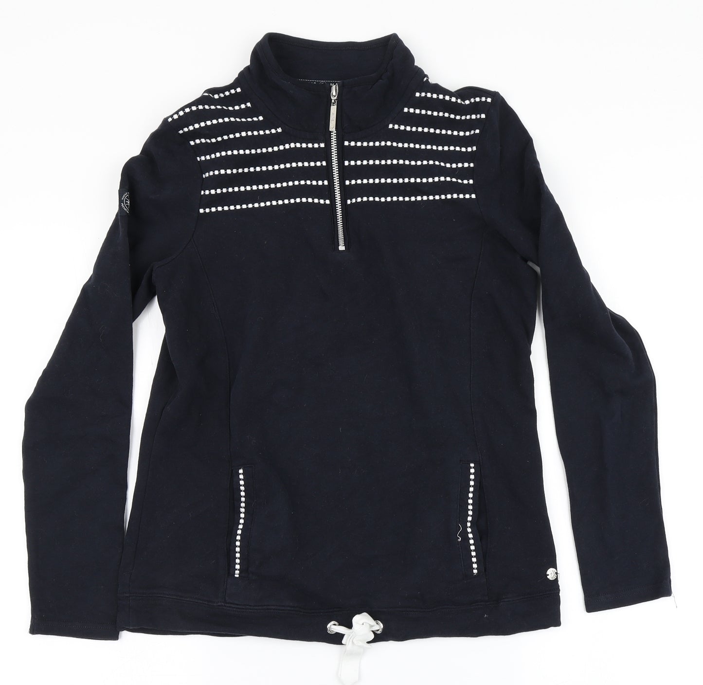 Maine New England Womens Black   Pullover Hoodie Size 12