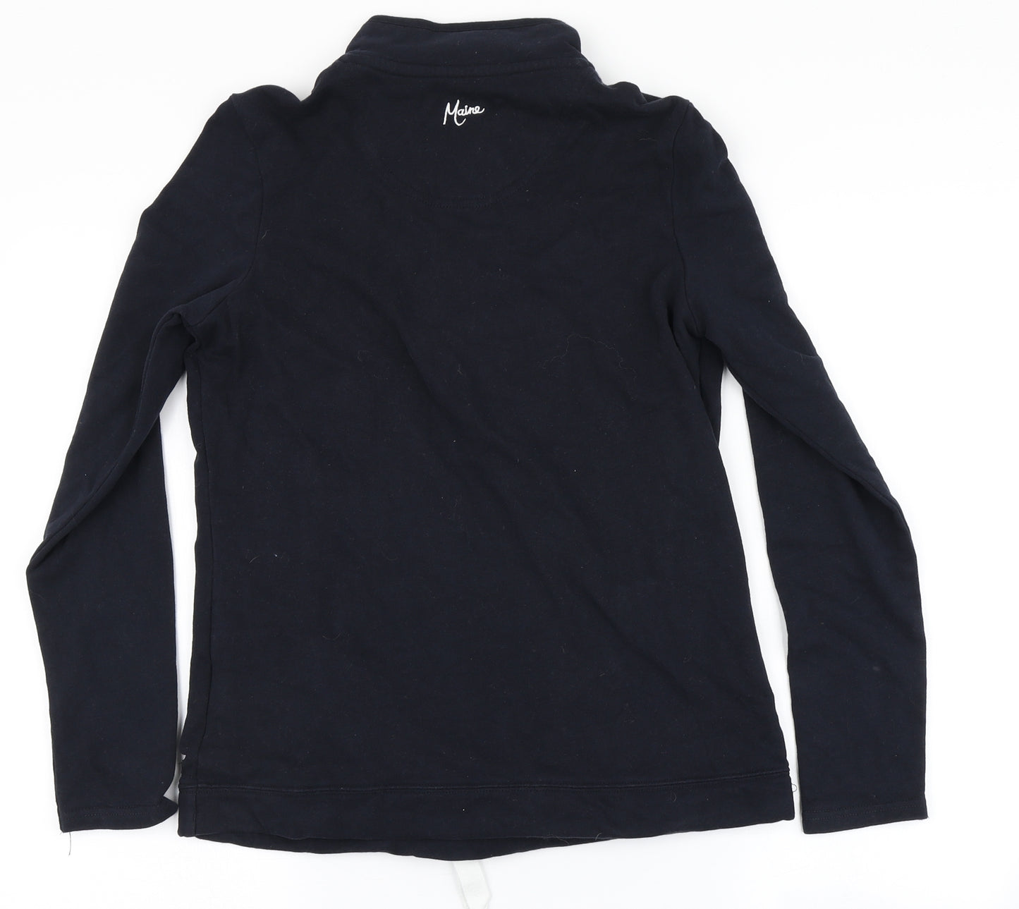 Maine New England Womens Black   Pullover Hoodie Size 12