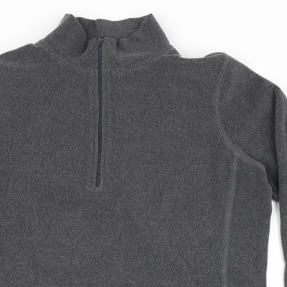 Gap Womens Grey  Fleece Pullover Hoodie Size M