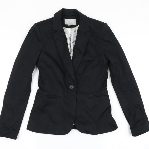 H&M Womens Black   Jacket Blazer Size 34