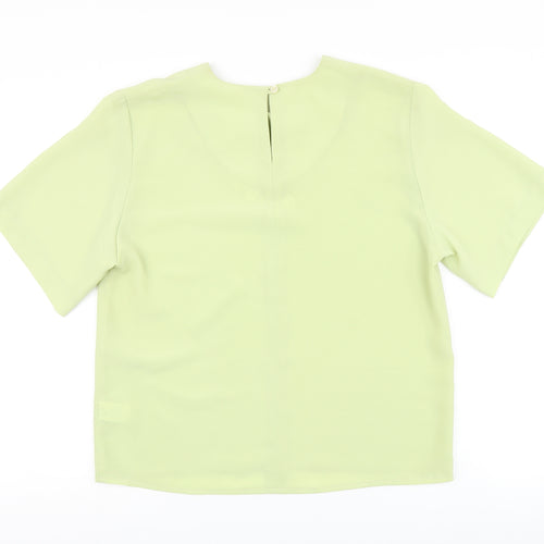 Bella Moda Womens Green   Basic Blouse Size 12