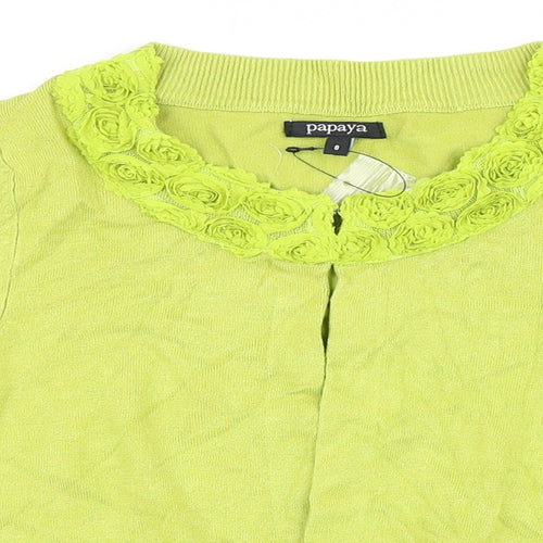 Matalan Womens Green   Cardigan Jumper Size 8
