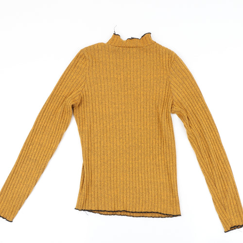 Primark Womens Yellow   Pullover Jumper Size XS