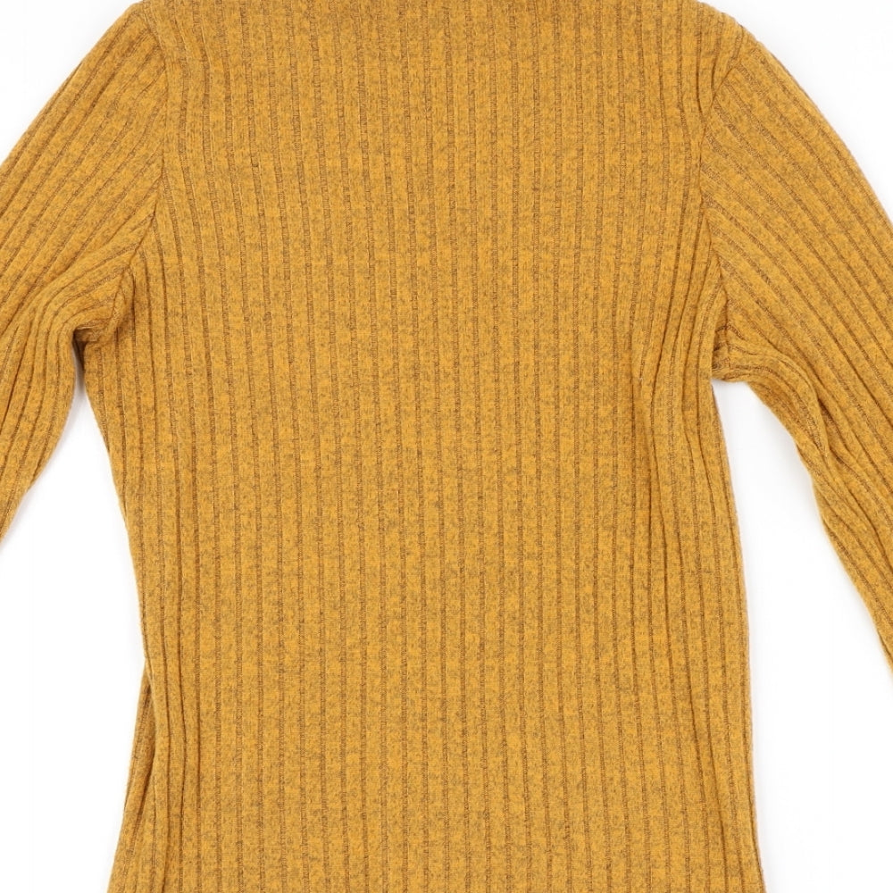 Primark Womens Yellow   Pullover Jumper Size XS