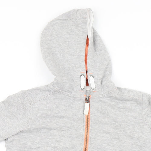 Marks and Spencer Boys Grey   Full Zip Hoodie Size 7-8 Years