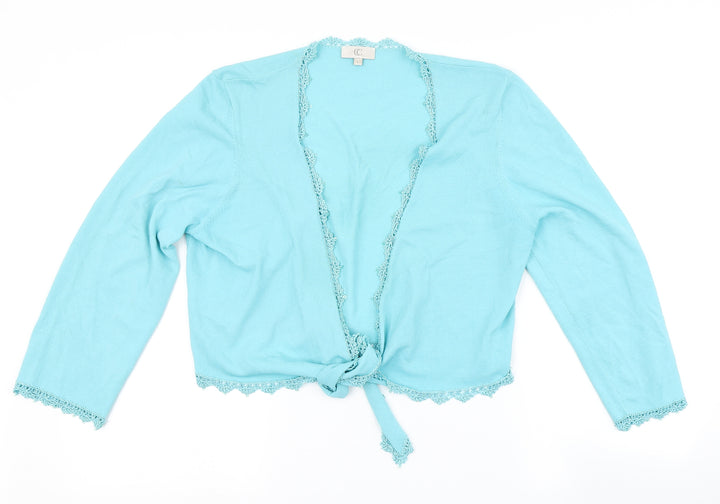 CC Womens Blue Cardigan Jumper Size L
