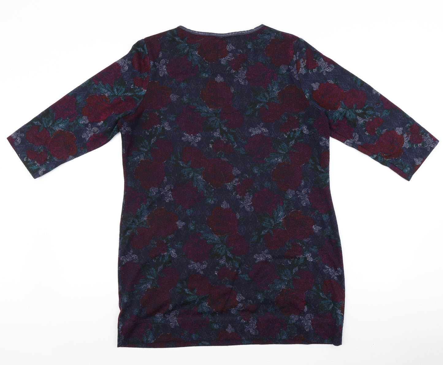 Marks and Spencer Womens Multicoloured Floral  Jumper Dress  Size 16