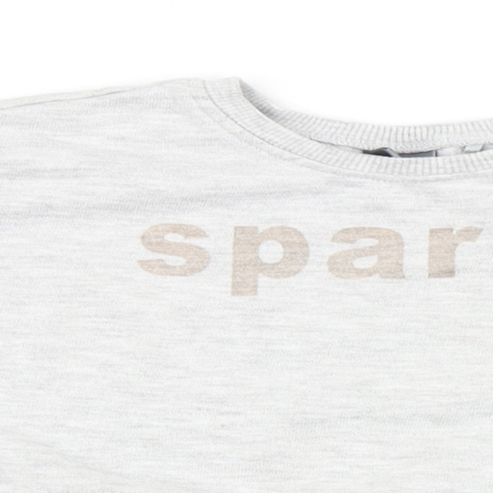 NEXT Girls Grey   Pullover Jumper Size 2-3 Years