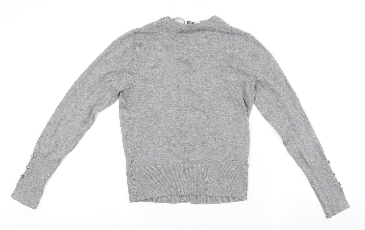 Primark Womens Grey   Cardigan Jumper Size 2XS