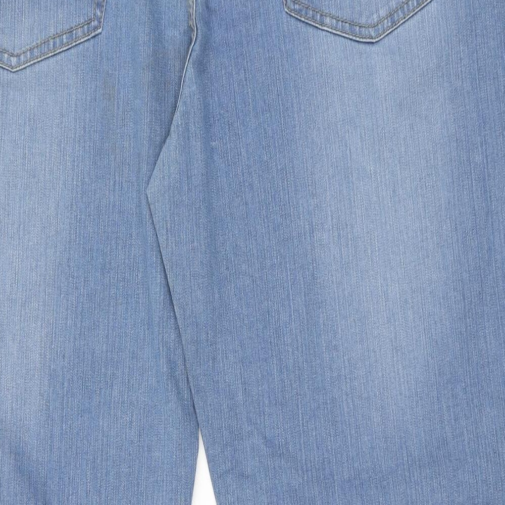 suppesking Mens Blue   Wide-Leg Jeans Size 43 in L31 in