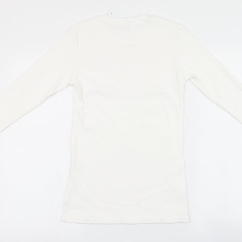 luise Womens White   Pullover Jumper Size 2
