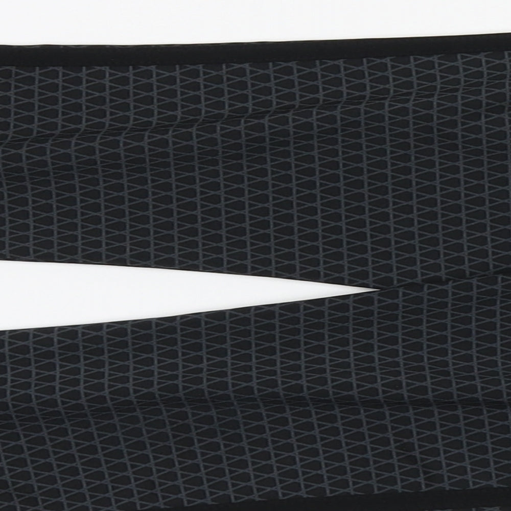 adidas Girls Black Argyle/Diamond  Jogger Trousers Size 9-10 Years