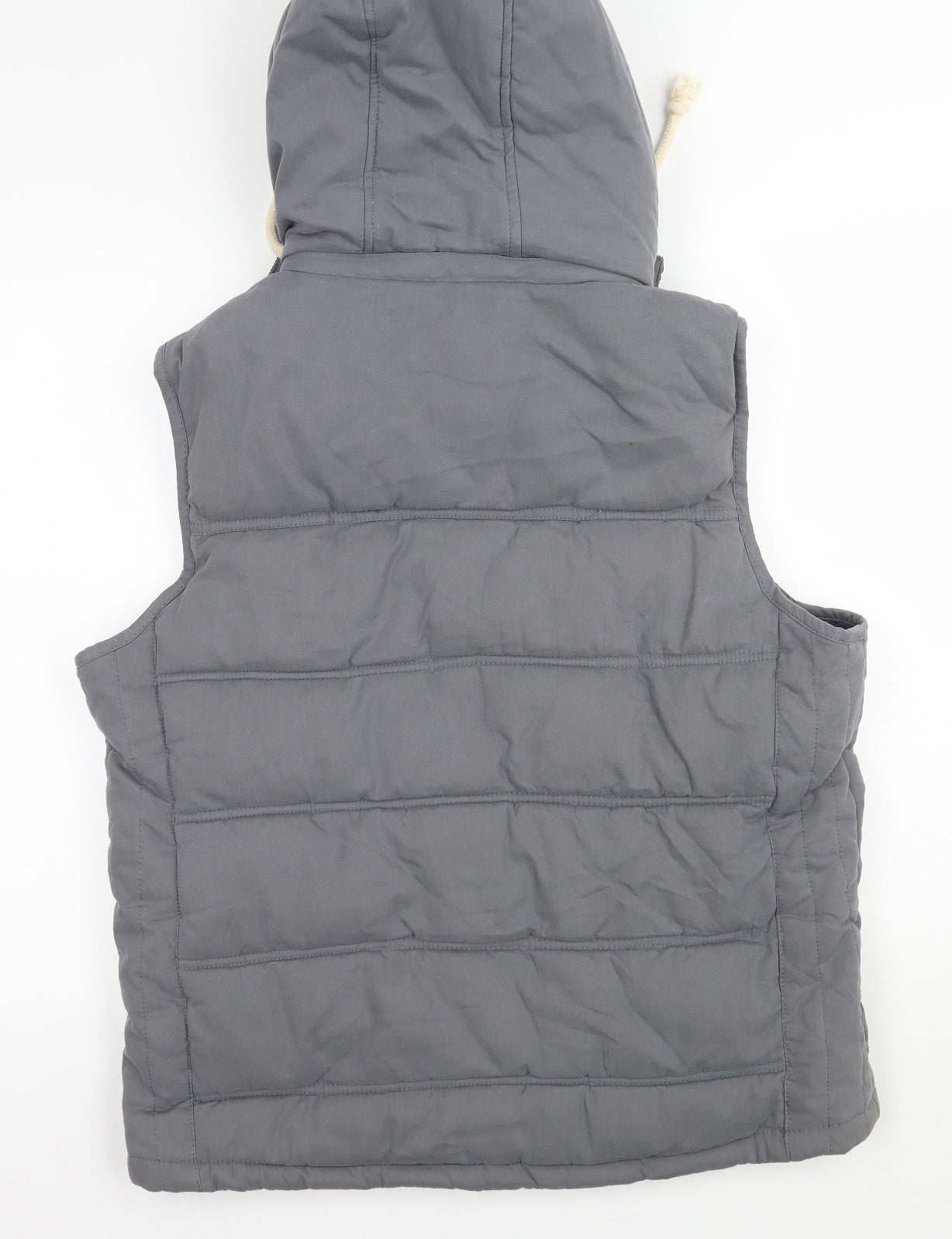 River Island Mens Grey   Gilet Coat Size XL