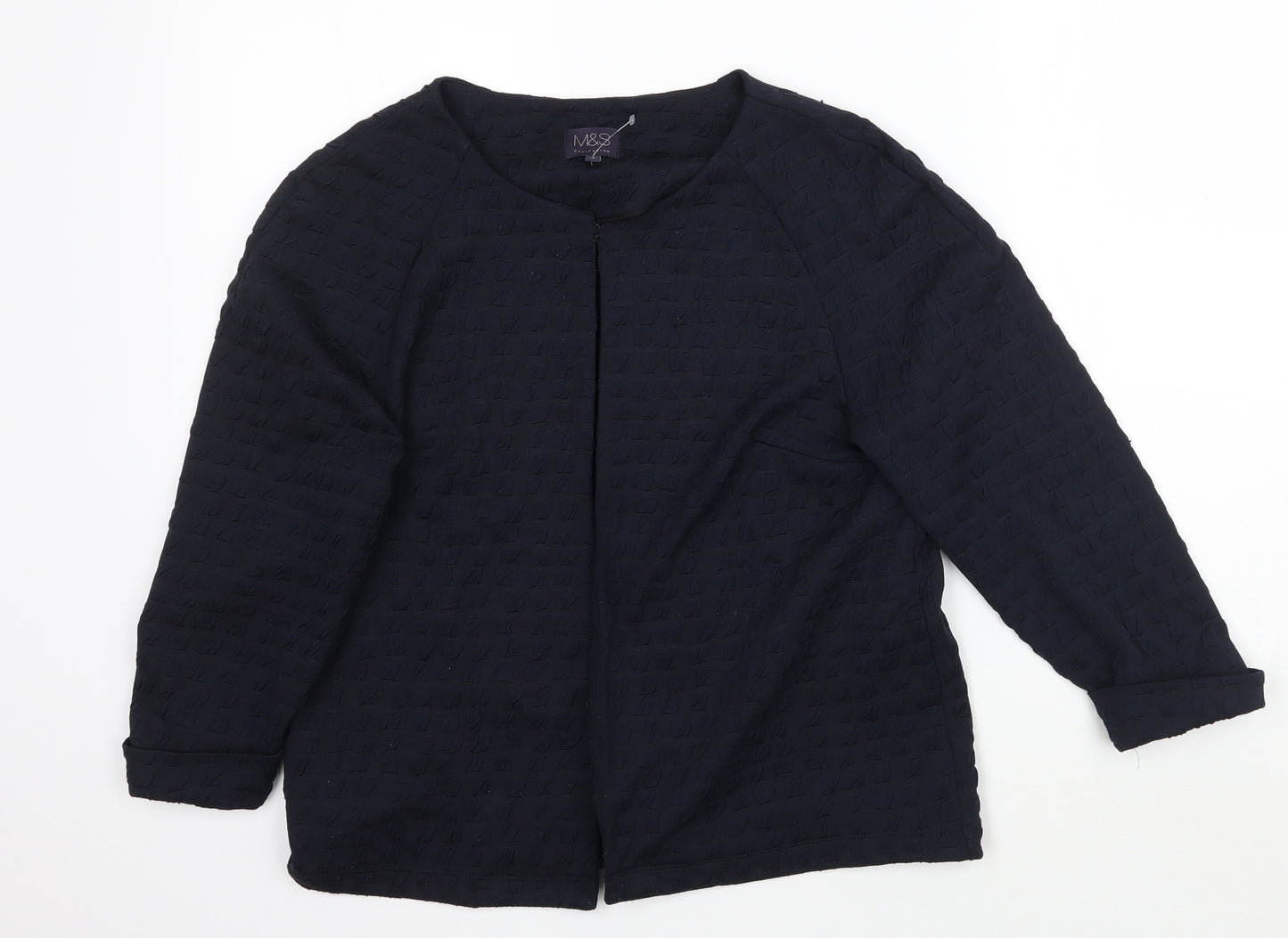Marks and Spencer Womens Blue   Jacket Blazer Size 10