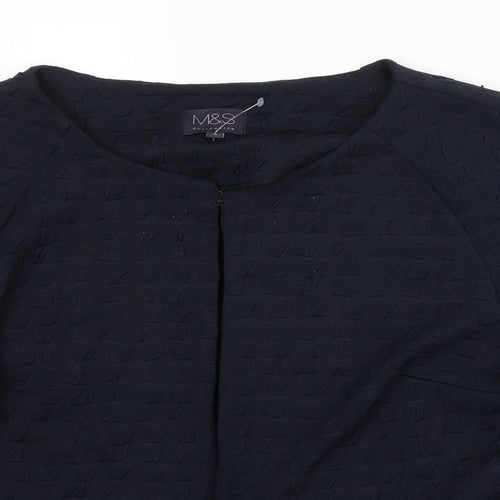 Marks and Spencer Womens Blue   Jacket Blazer Size 10