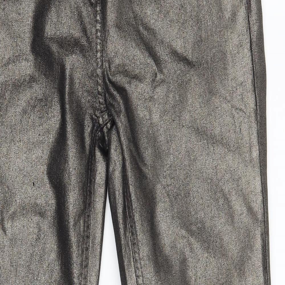 NEXT Womens Gold   Skinny Jeans Size 8 L27 in