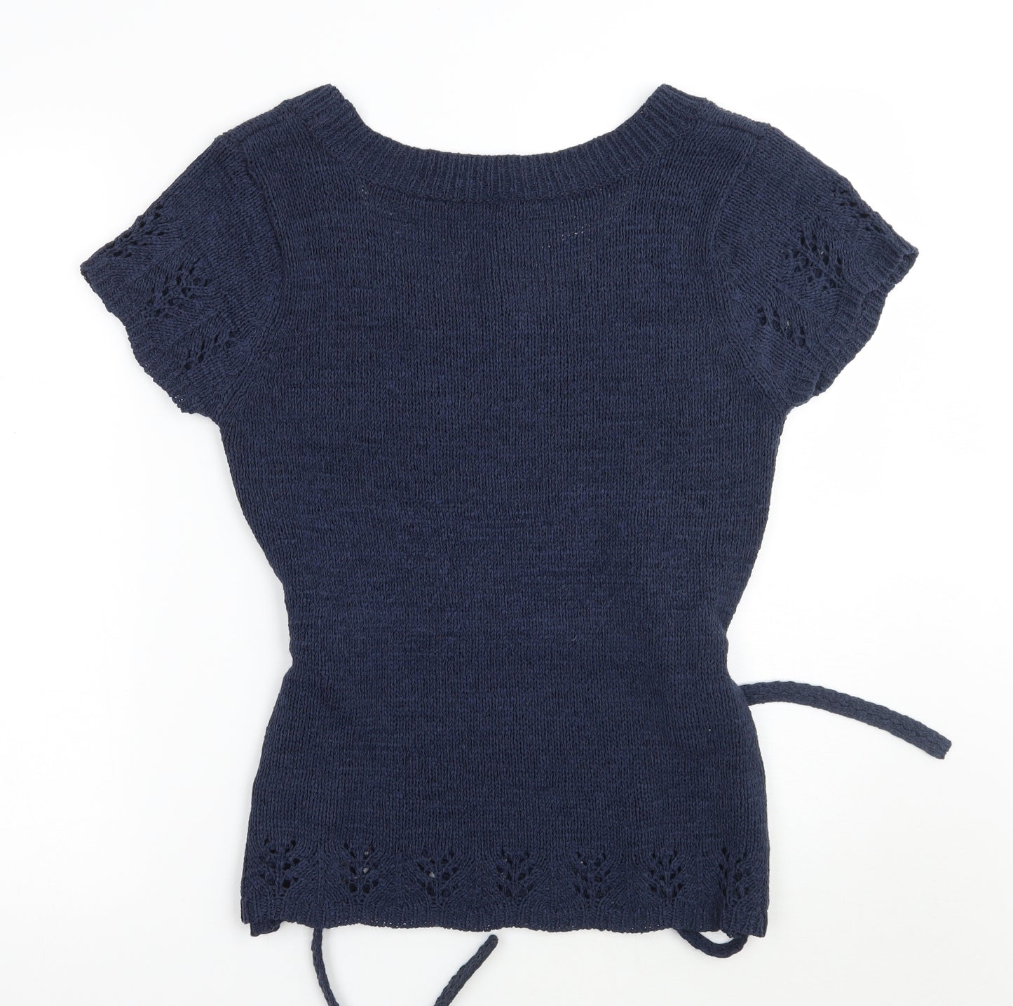 Evie Womens Blue   Basic T-Shirt Size 16