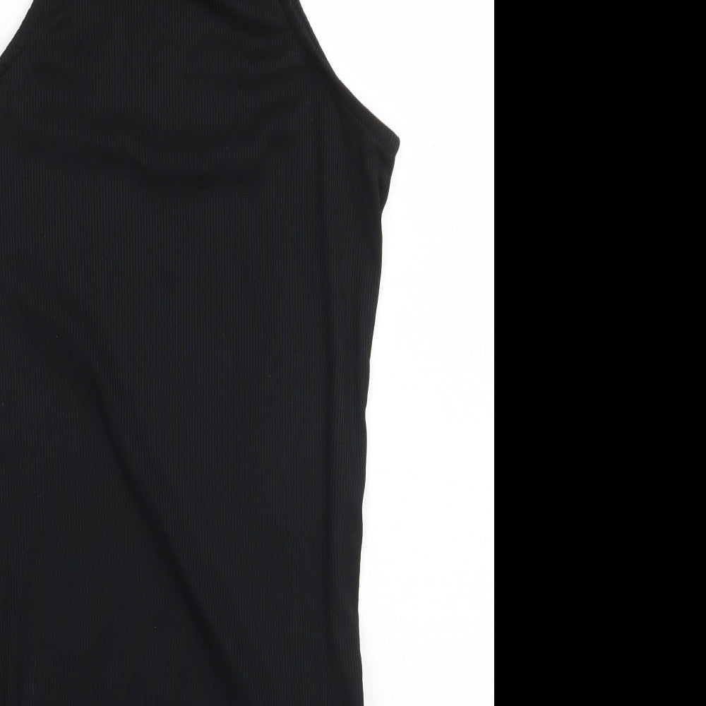 F&F Womens Black   Bodysuit One-Piece Size 10
