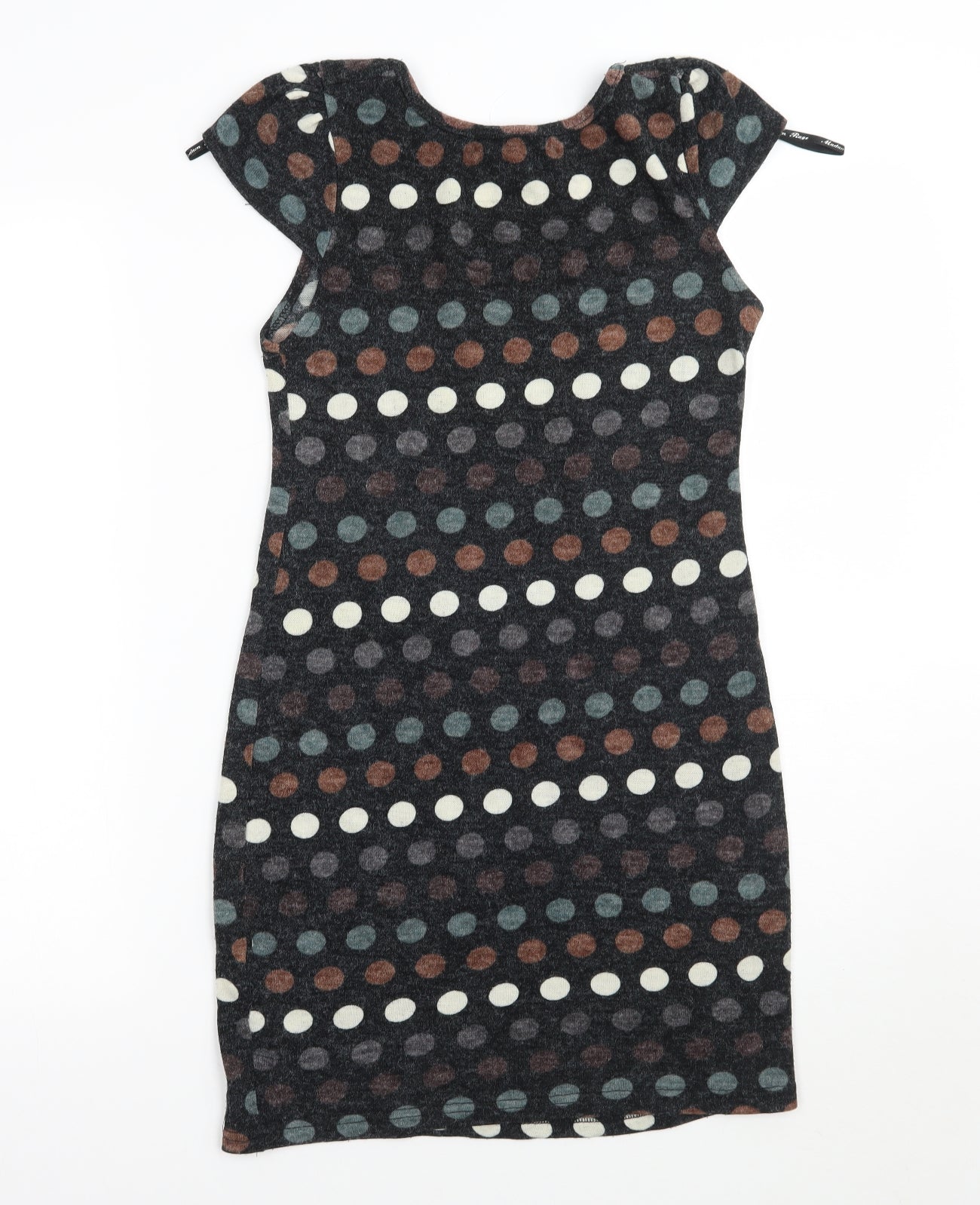 Rage Womens Black Polka Dot  Jumper Dress  Size 8