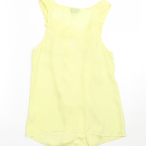 Topshop Womens Yellow   Basic Tank Size 6