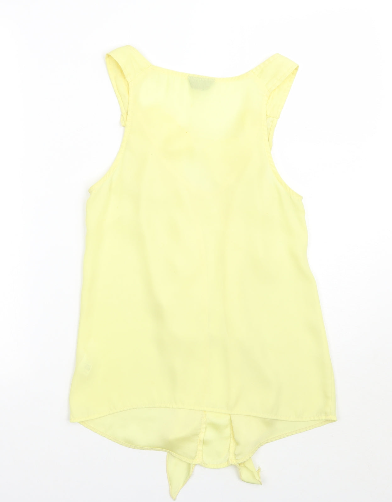 Topshop Womens Yellow   Basic Tank Size 6