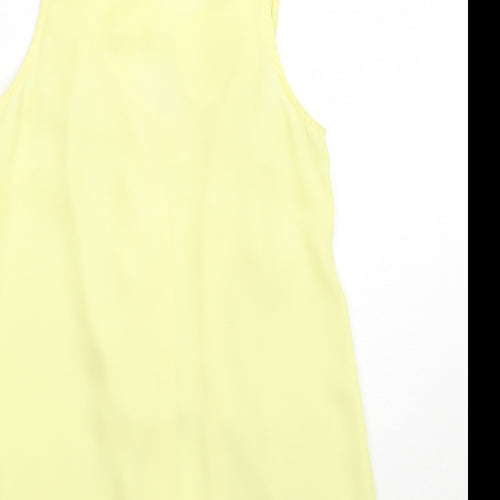Topshop Womens Yellow   Basic Tank Size 6