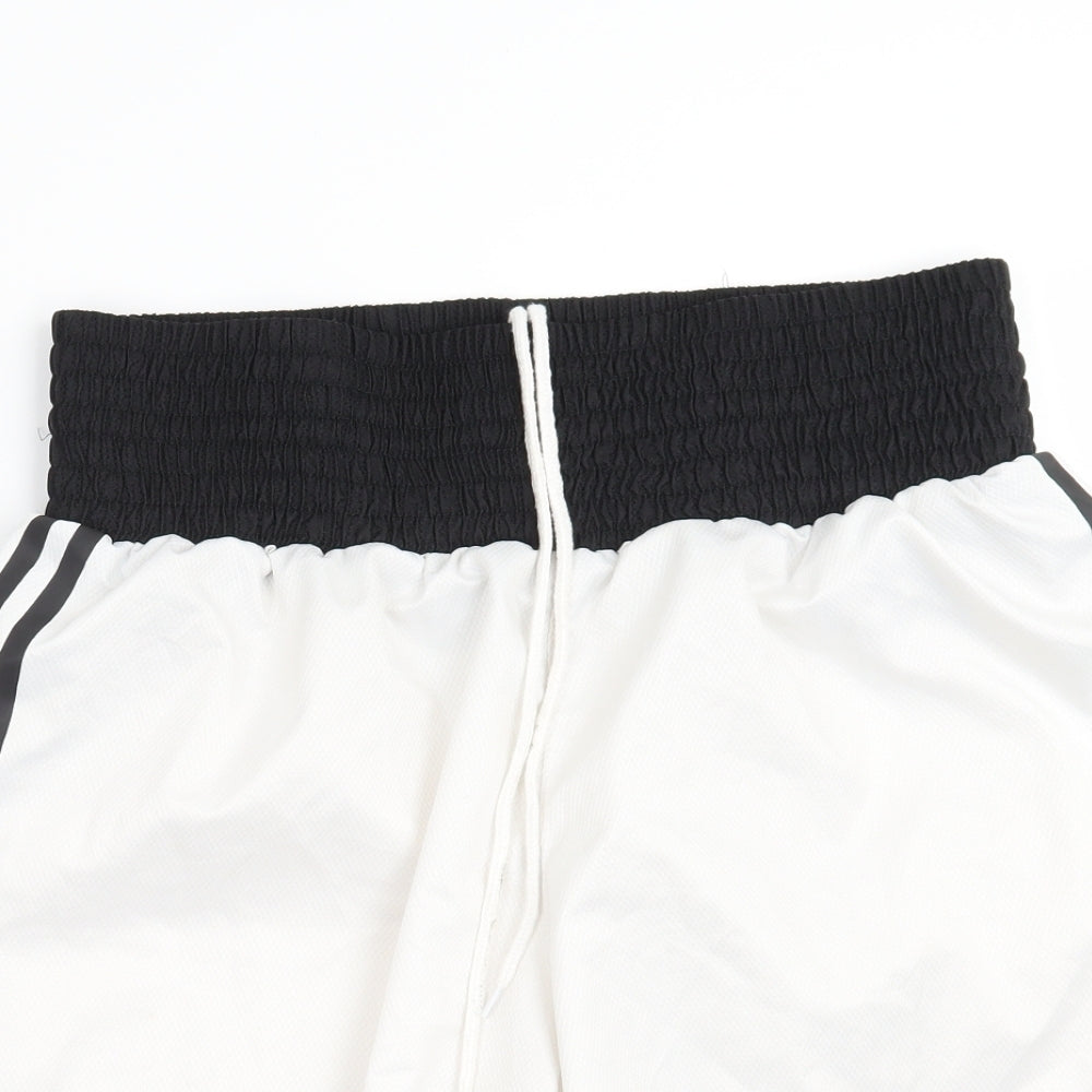 adidas Mens White   Sweat Shorts Size M - Boxing shorts