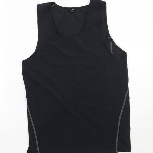 Preworn Womens Black   Basic Tank Size L