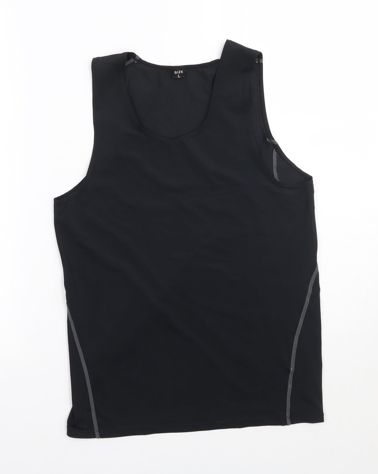 Preworn Womens Black   Basic Tank Size L