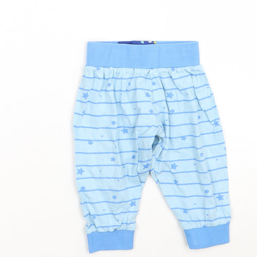 in the night garden Boys Blue Striped  Sweatpants Trousers Size 9-12 Months