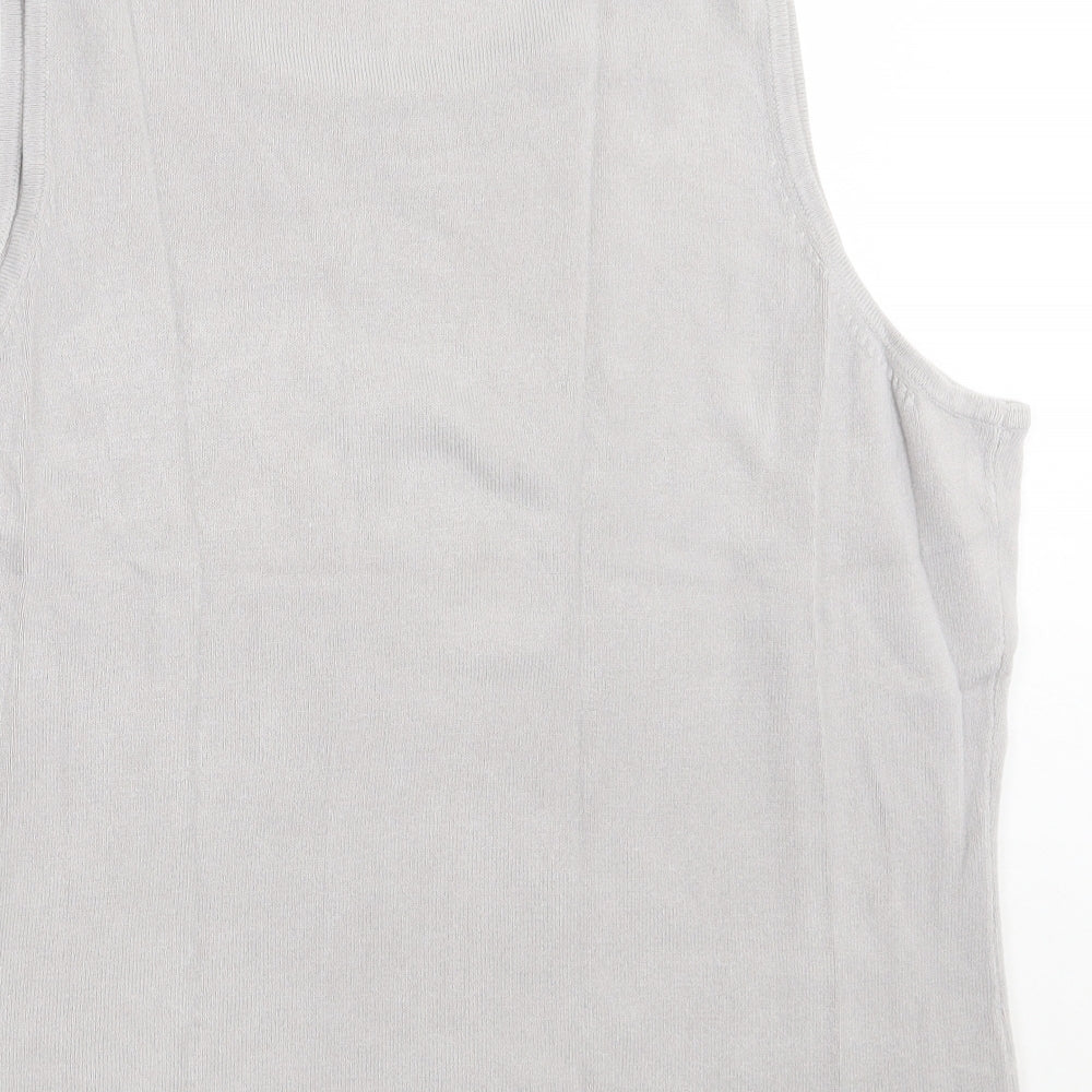 Marks and Spencer Womens Grey   Basic Tank Size 20
