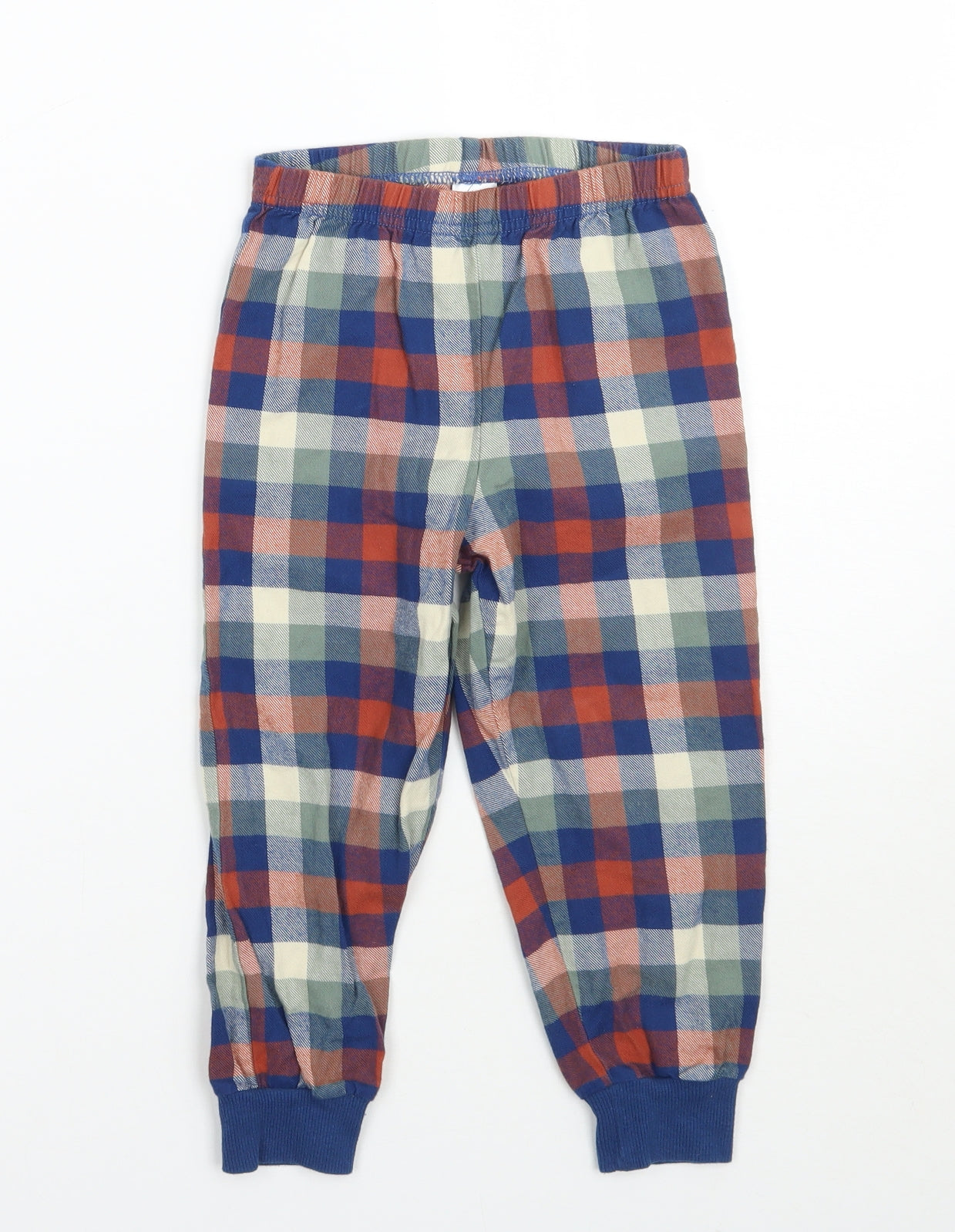 NEXT Boys Blue Check   Pyjama Pants Size 3-4 Years