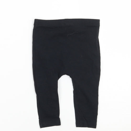 F&F Girls Black   Capri Leggings Size 6-9 Months  - Disney