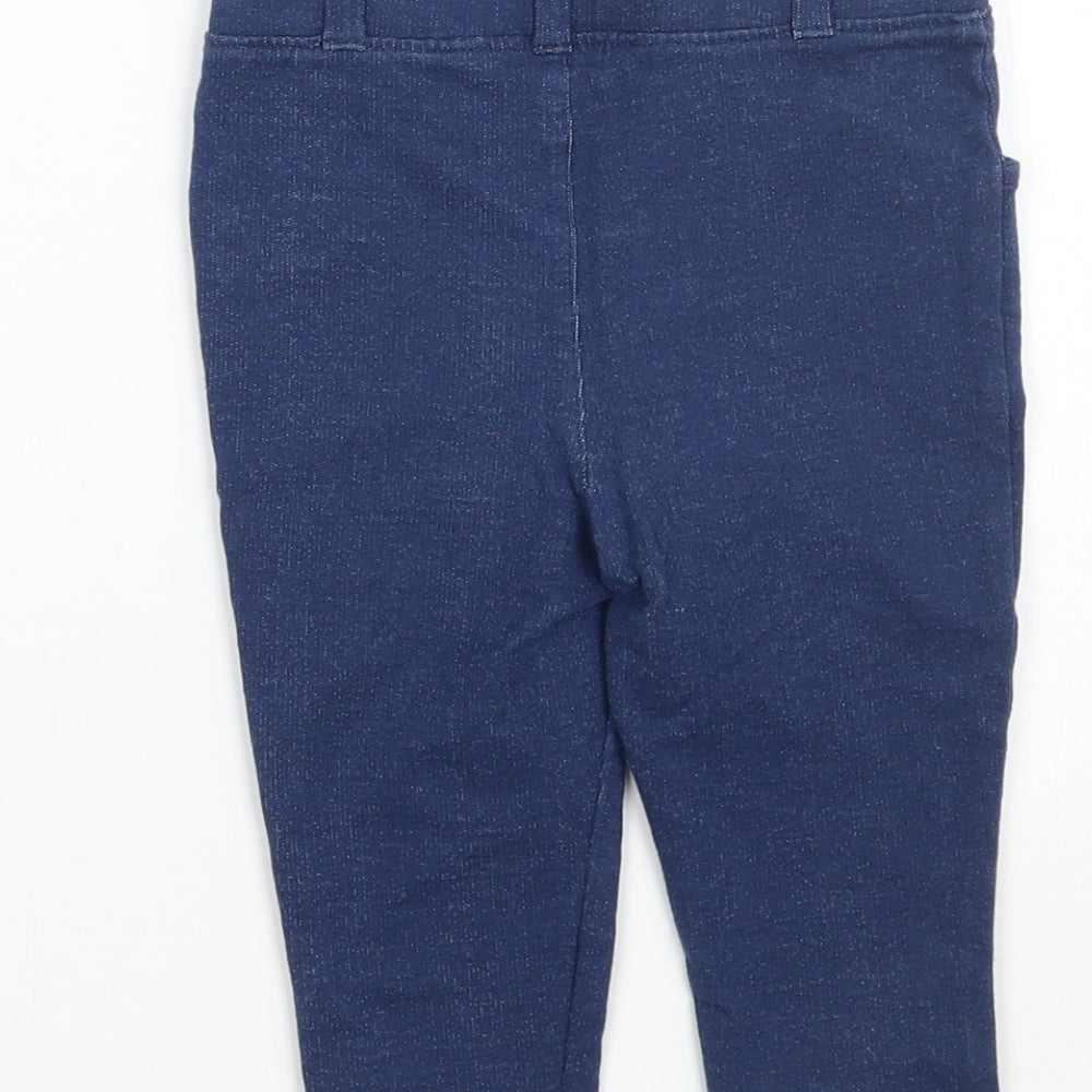 John Lewis Girls Blue   Capri Trousers Size 9-12 Months