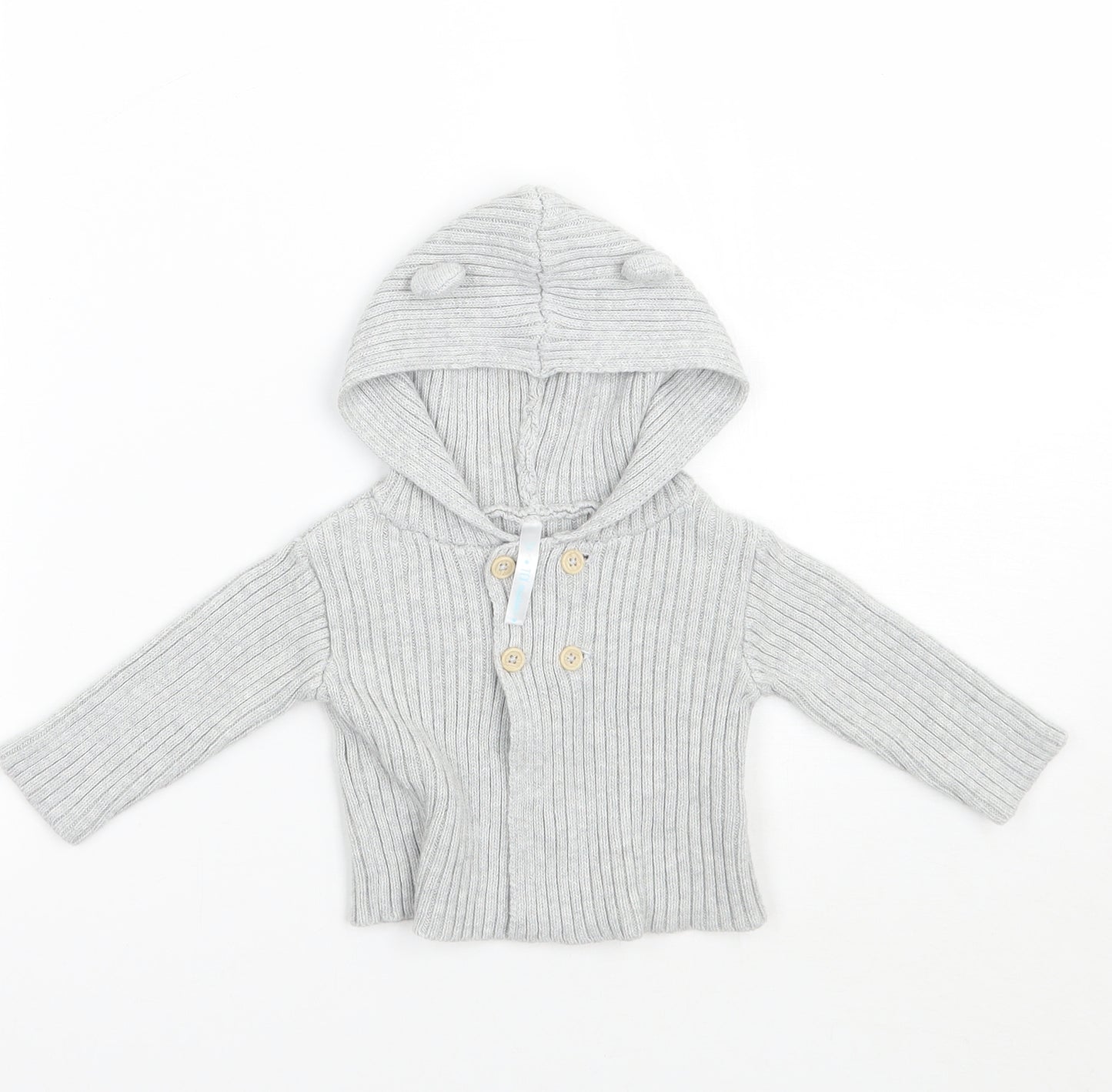 TEX Baby Grey   Cardigan Jumper Size 0-3 Months