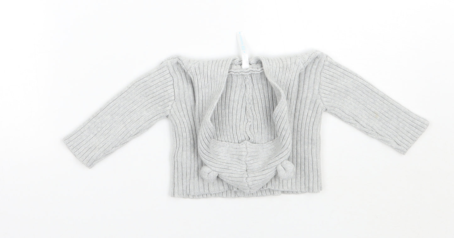 TEX Baby Grey   Cardigan Jumper Size 0-3 Months