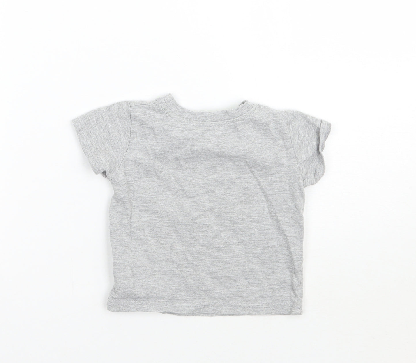 Primark Boys Grey   Basic T-Shirt Size 9-12 Months