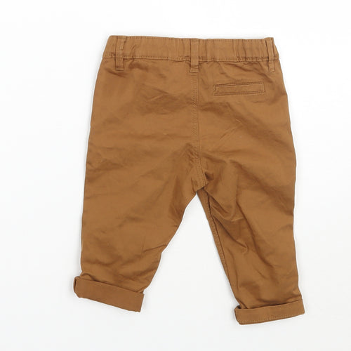 H&M Boys Brown   Capri Trousers Size 6-9 Months