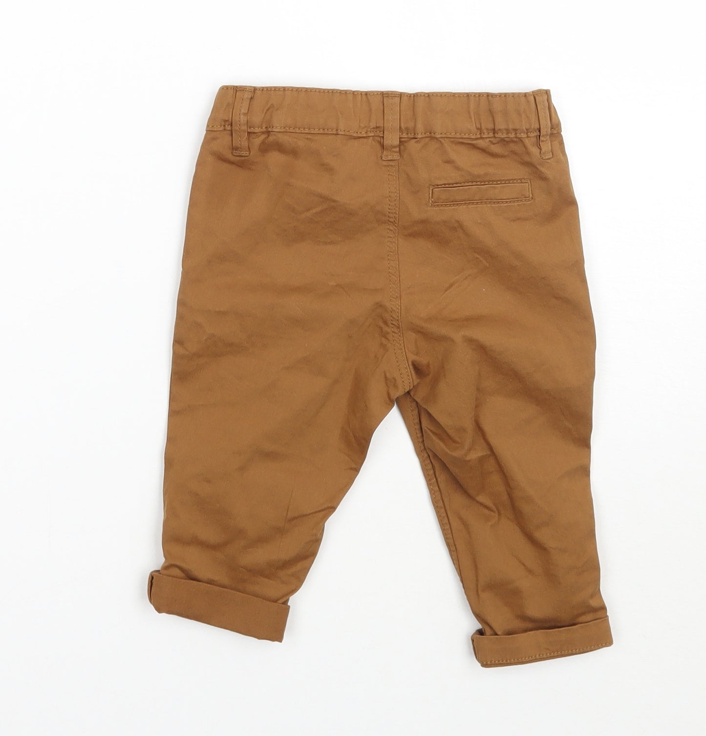 H&M Boys Brown   Capri Trousers Size 6-9 Months