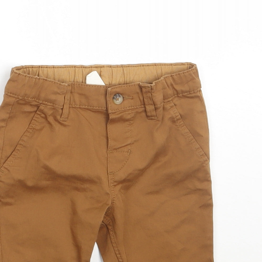 H&M Boys Brown   Capri Trousers Size 6-9 Months