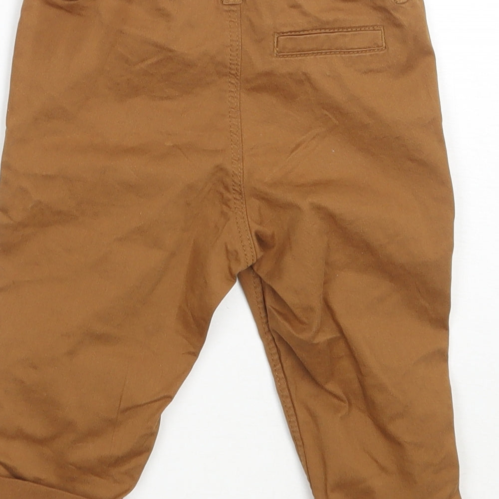 H&M Boys Brown   Capri Trousers Size 6-9 Months