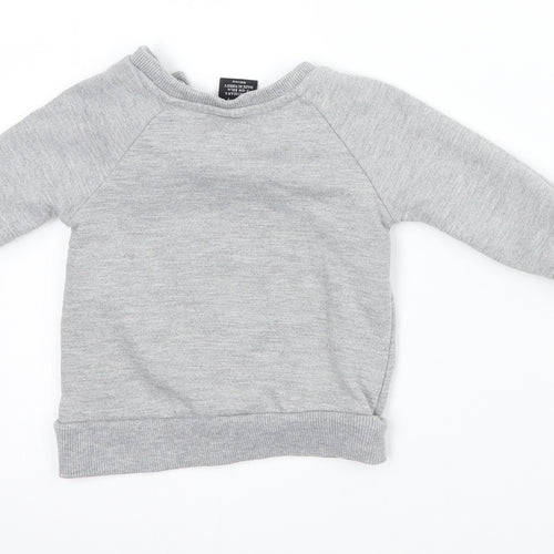 Primark Baby Grey   Pullover Jumper Size 3-6 Months