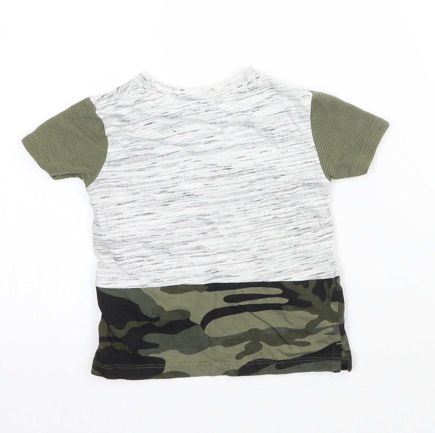 Primark Baby Green Camouflage  Basic T-Shirt Size 18-24 Months